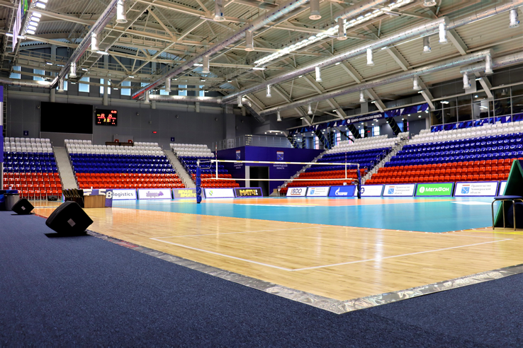 Предварительный этап Кубка России по волейболу на спортивном комплексе «Сосновый Бор»
