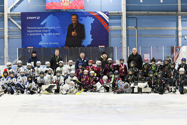 На льду Колтушей закалялся характер!